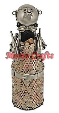 Metal wine cork holders