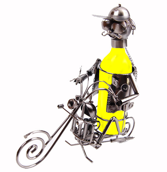 Motorcycle wine holders/wine racks