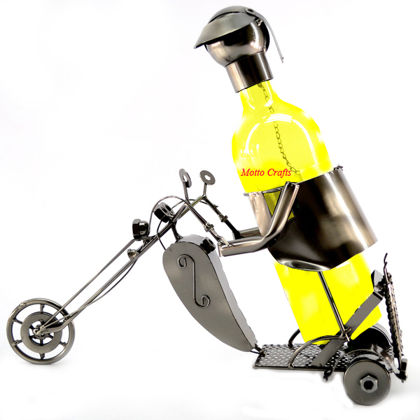 Motorcycle wine bottle holders/wine racks