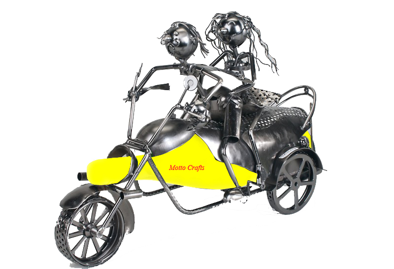 Motorcycle wine holders/wine racks