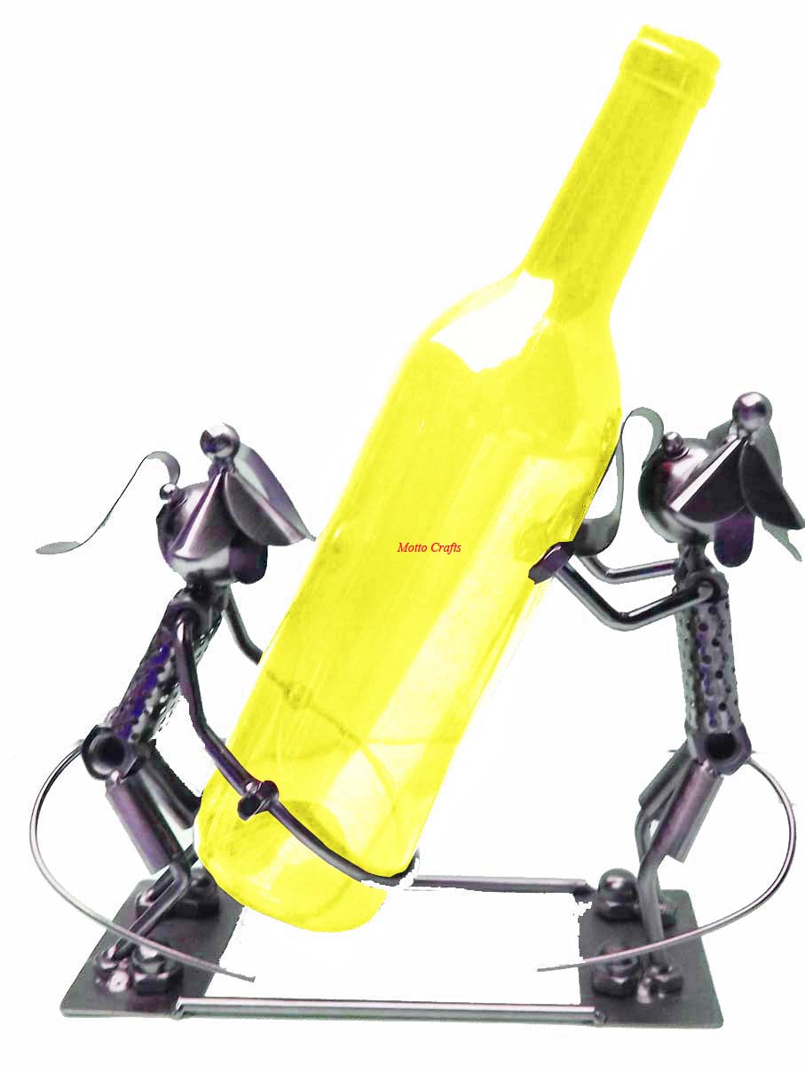 Mickey Mouse metal wine holder/metal wine bottle holder
