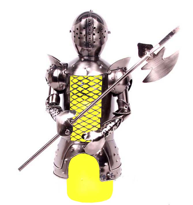 Knight wine bottle holders/wine racks