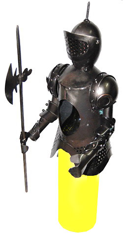 Knight wine bottle holders/wine racks